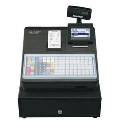 Sharp XEA217B Cash Register with Flat Keyboard Black - EasyPOS