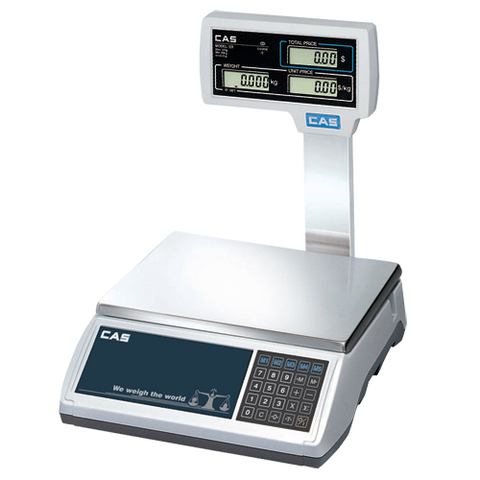 CAS ER Plus Scale 30 Kg with Pole Display - EasyPOS