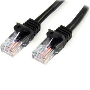 Startech 2 m Black Cat5e Snagless RJ45 UTP Patch Cable - Ethernet Patch Cable - EasyPOS