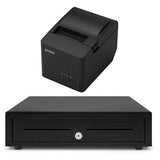 EPSON TM-T82IIIL Thermal Receipt Printer Ethernet with EC410 Cash Drawer - EasyPOS