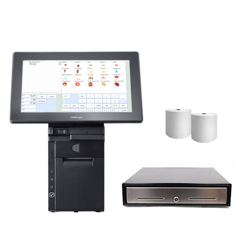 NeoPOS Retail and Hospitality Manager with the Posiflex HS-3514 All in one Touch Terminal Bundle #18 - EasyPOS