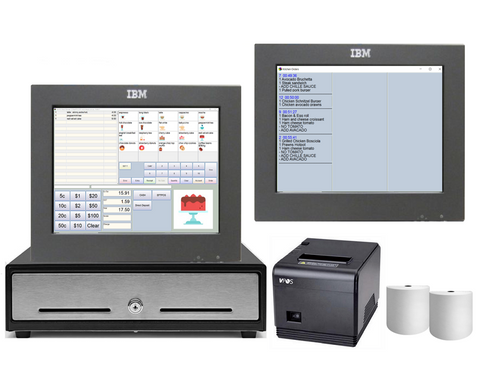 NeoPOS Budget Hospitality POS Hardware with Kitchen Display Screen Bundle #3 - EasyPOS