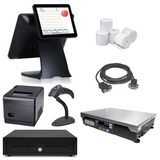 NeoPOS Retail POS System with 9.7" Customer Display & Integrated Scale Bundle #NIS33