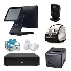 NeoPOS Retail POS System with 9.7" Customer Display & Label Printer Bundle #NL22