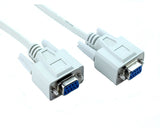Printer Cable 2m DB9 RS232 Serial Null Modem Cable FF - DB9 Female to Female - 9 pin RS232 - EasyPOS