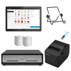 Square Android Kit with Cash Drawer, Ethernet Printer and Android Tablet Bundle S25
