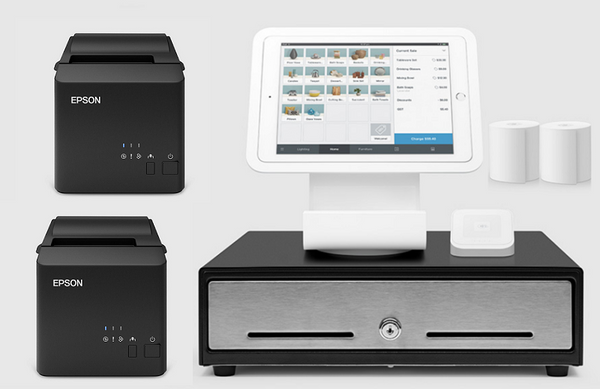 Square Stand Kit with Square Stand, Cash Drawer, USB Printer and Ethernet Printer Bundle S24