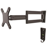 Startech Wall Mount Monitor Arm - Dual Swivel - For VESA Mount Monitors / Flat-Screen TVs up to 27in (33 lb / 15 kg) - Monitor Wall Mount w/ Full 15 (382 mm) Arm Extension / Monitor Mount - EasyPOS