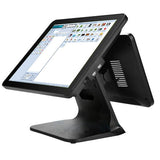 T6 J1900 15" Touch POS Terminal 4GB 64GB SSD with 12" Customer Display Windows 10 IOT Enterprise LTSC 2019 - EasyPOS