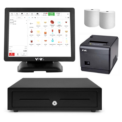 VPOS Point of Sale 15" All in one POS System Bundle #1 - EasyPOS