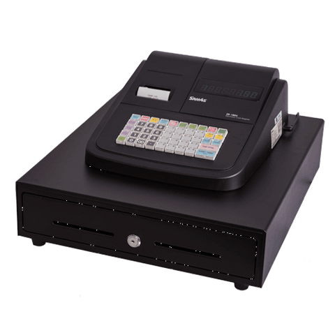 SAM4S ER-180UDL Basic Cash Register Thermal Printer Large Drawer - EasyPOS